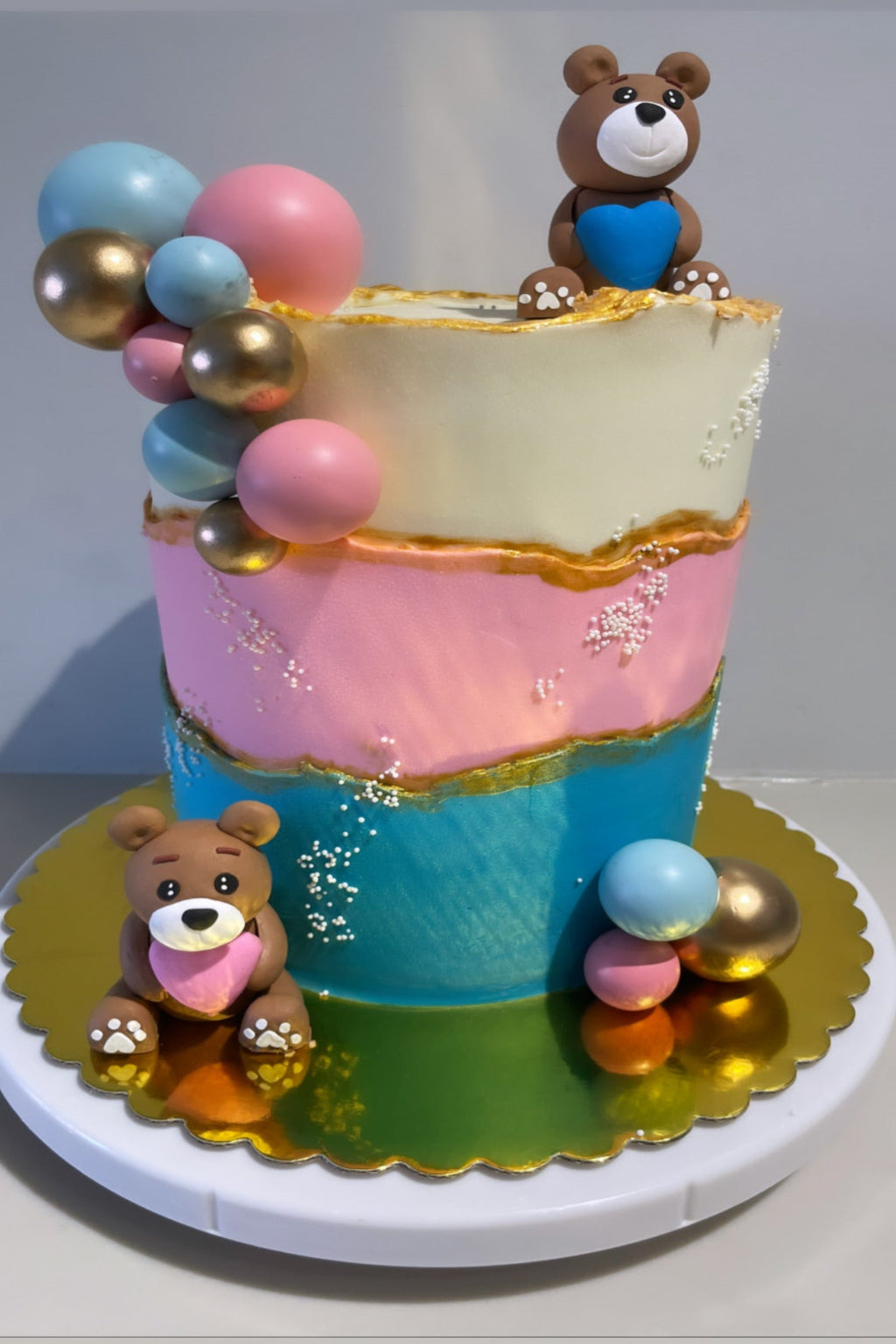 Gender Reveal Cake