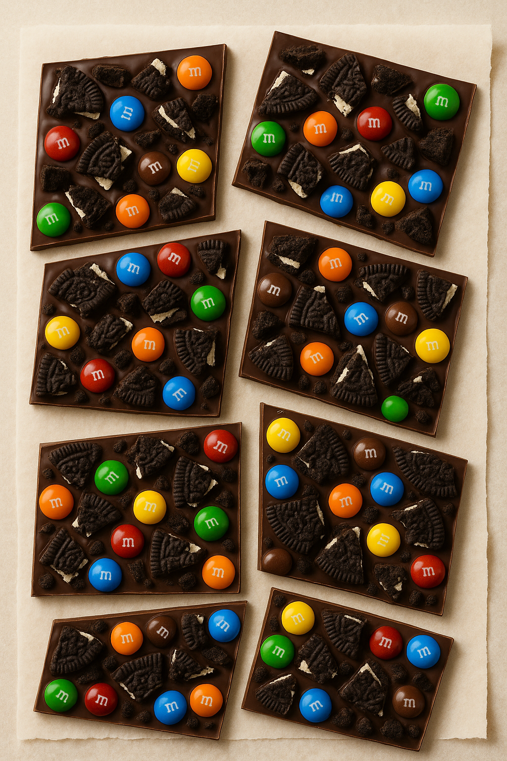 Oreos & M&Ms Bark