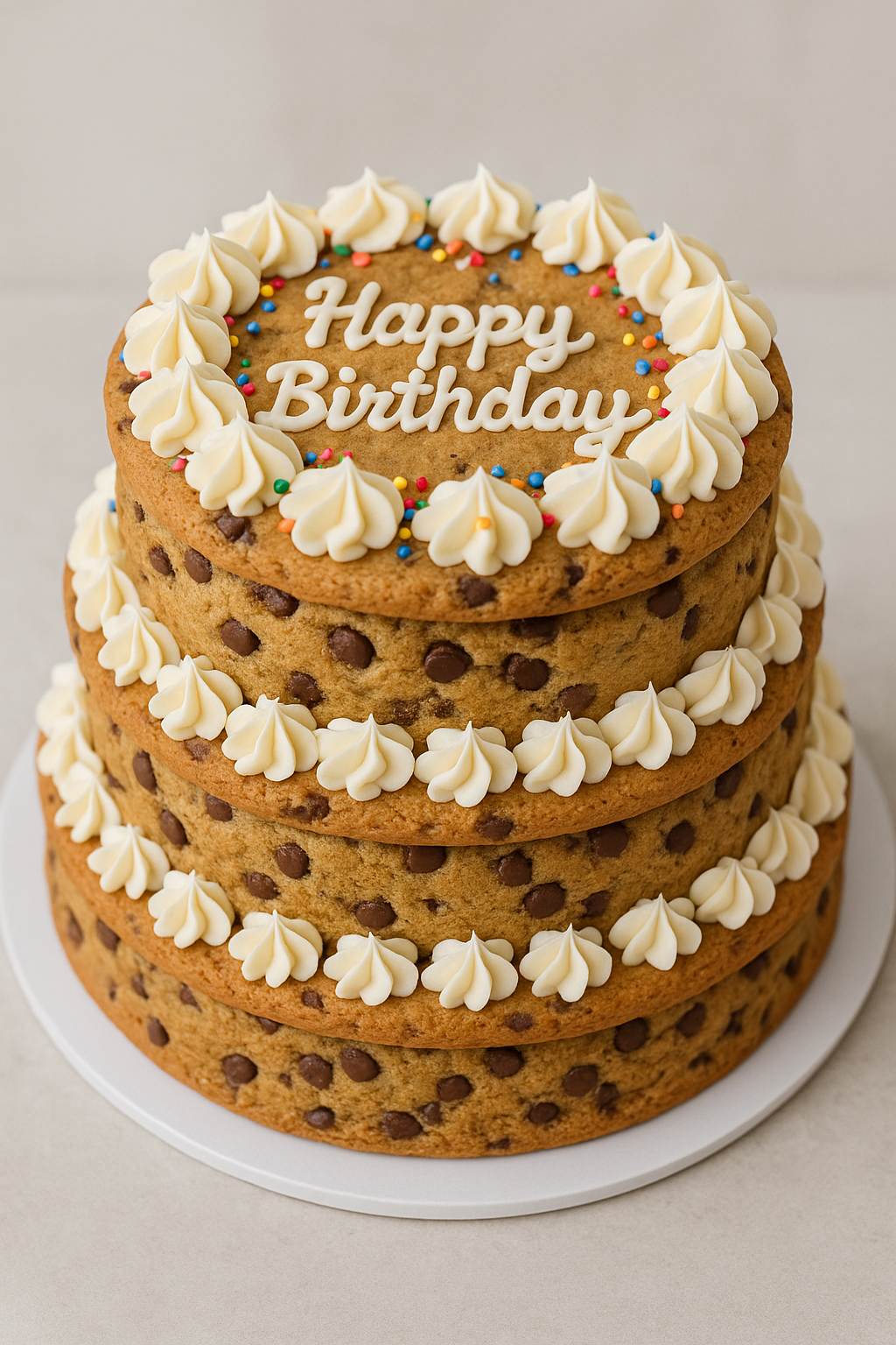 Tiered Cookie Cake