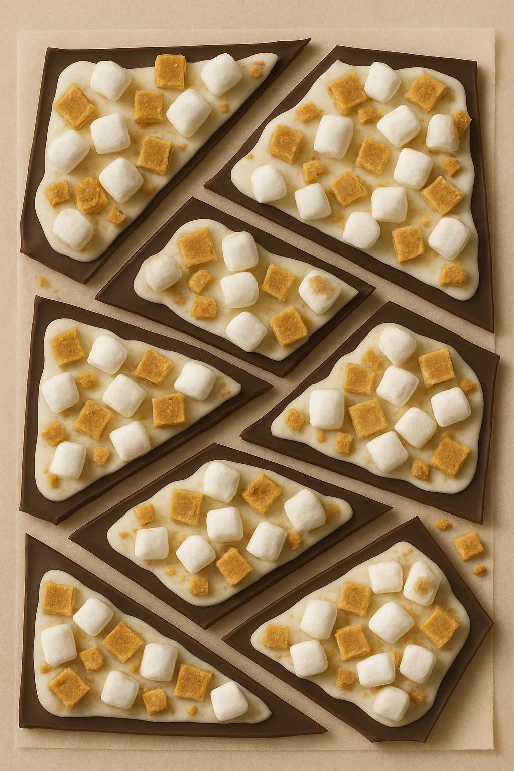 S’mores (Graham Cracker & Marshmallows) Bark